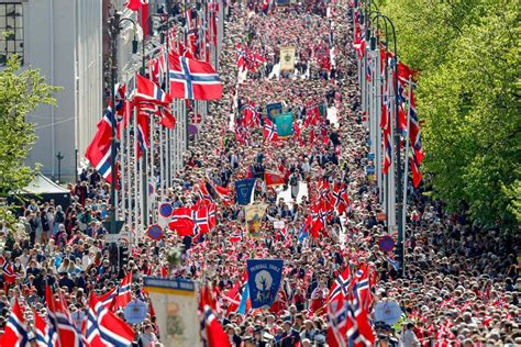 Norway’s ailing king celebrates Constitution Day as thousands of flag-waving children cheer